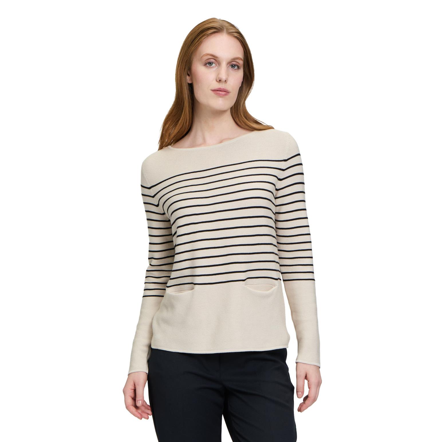 Betty Barclay Striped Patch Jersey